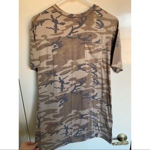 Camo T-Shirt Dress